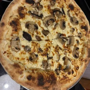 Nutty Mushroom Pizza