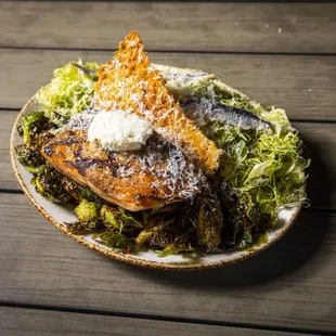 Brussel Sprouts Caesar Salad