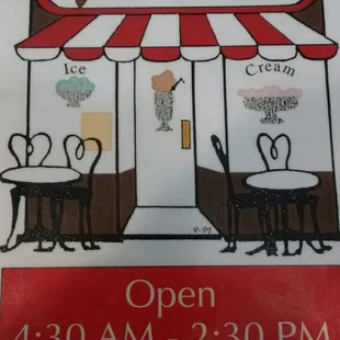 Breakfast or Lunch served open to close...