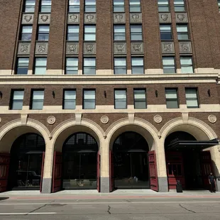 Face the front of the building