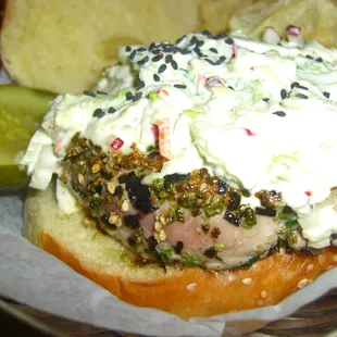 Ahi Tuna Burger