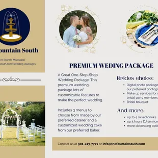 All-inclusive wedding package