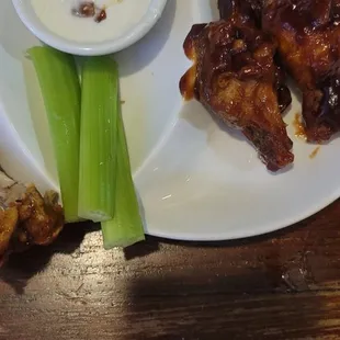 Wings are great wonderful sauce