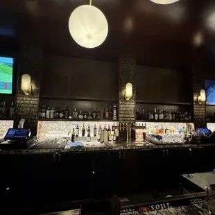 Beautiful bar! Each drink expertly crafted and served in distinctive glassware.