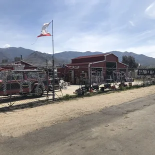 Entrance of the fox hole