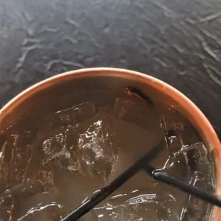 I don't like my Moscow mule with a side of roach!