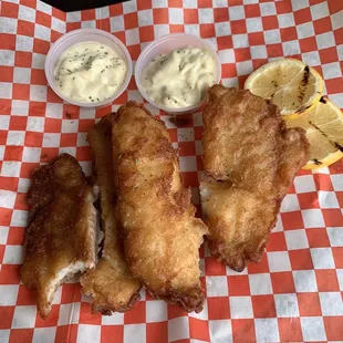 Fish and salad I already ate lol