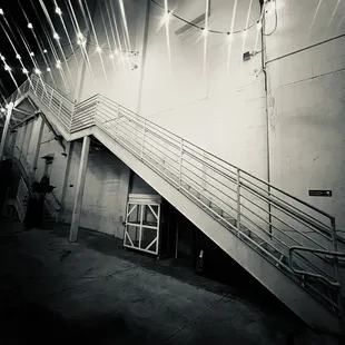 stairs leading up to the auditorium