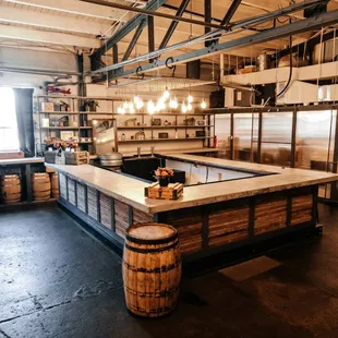 The Foxhole offers a fully functioning bar capable of serving liquor, beer, and wine.