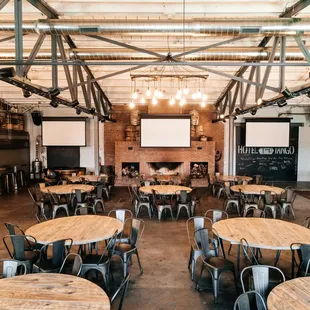 AV and audio presentation features make the space perfect for corporate events or speeches.