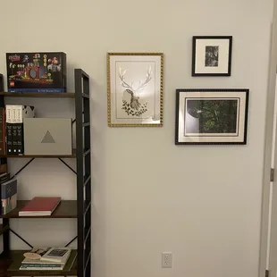 The two larger pieces were frames by them.