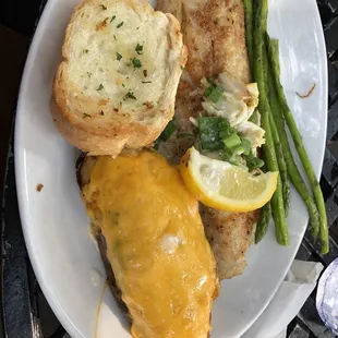 Blackened redfish ( wasnt blackened but baked)