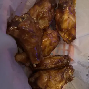 Wings with smoky bbq