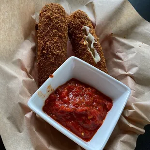 Now that's a mozzarella stick!!