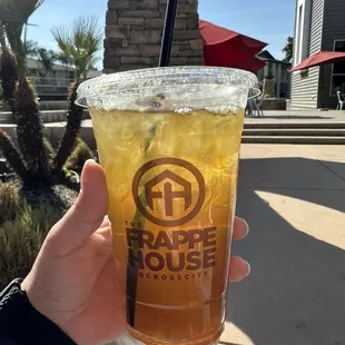 Iced green tea