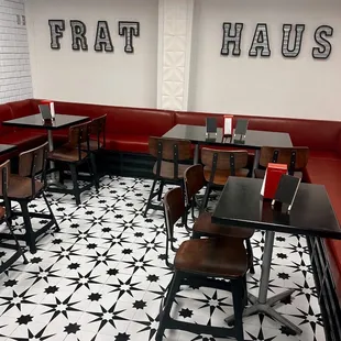 Inside of The Frat Haus