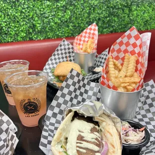 Gyro and crispy fries!