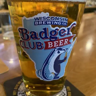 a glass of beer