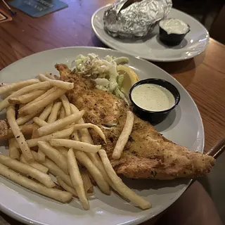 Fried Great Lakes Walleye