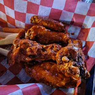 Ghost pepper wings bring the heat and flavor