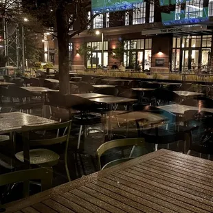 View of the patio.