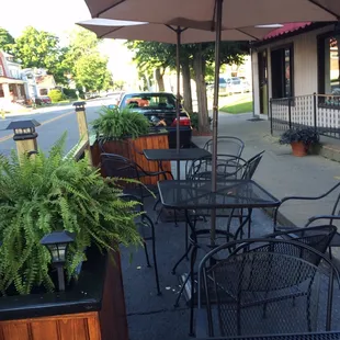 Outdoor seating area