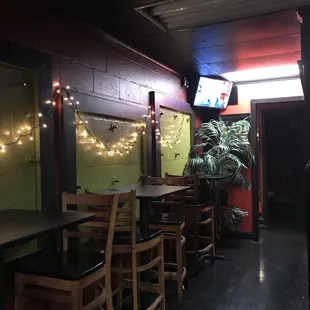 Inside was very clean