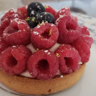 Raspberry tarte