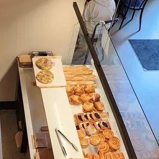 Pastry case view from above (7/28/23)