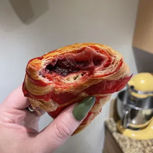 Raspberry Croissant