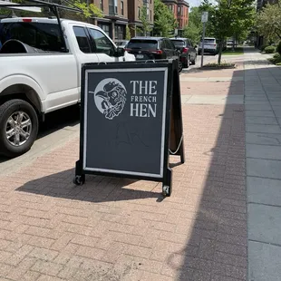 Sidewalk sign