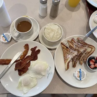 French toast breakfast plate