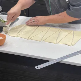 Croissant making class
