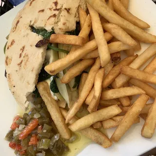 Mushroom Pita