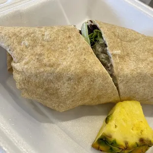 Classic Chicken Greek Wrap