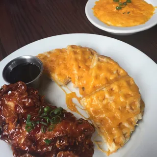 Chicken and Waffles Breakfast