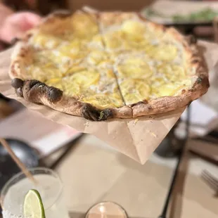 Limone Pizza...My favorite!  Super thin delicate slices of lemon add the perfect twist!