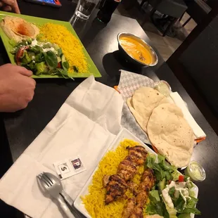Chicken Kabob Plate