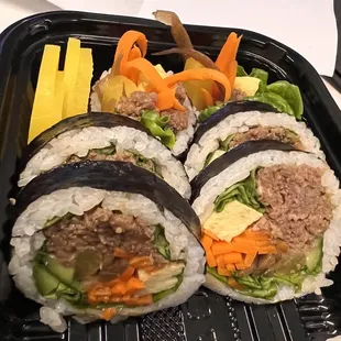 Beef with lettuce- super flavorful