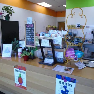 Front desk.