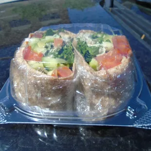 American Wrap - ho, hum - not really my thing without some chicken or beef or tuna.