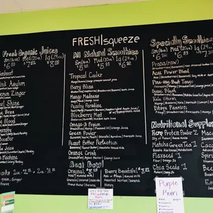 there&apos;s another menu on the opposite wall with other options!