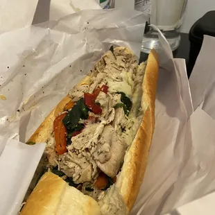 a sub sandwich