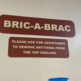 My favorite label is Bric a Brac.