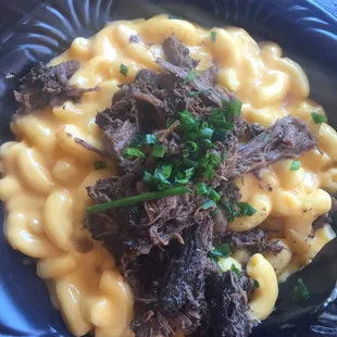 Pot roast Mac and cheese