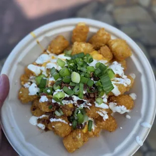 $10.49 Cheddar, Bacon, Ranch, Tots - YUM