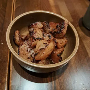 Caramelized turnips (surprisingly tasty - give it a try)