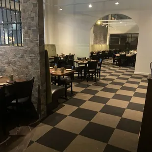 Large dining area