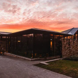 The exterior of the Grable Visitor Center