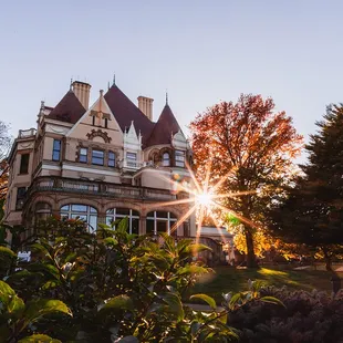 The exterior of Clayton, the preserved historic home of Henry Clay Frick